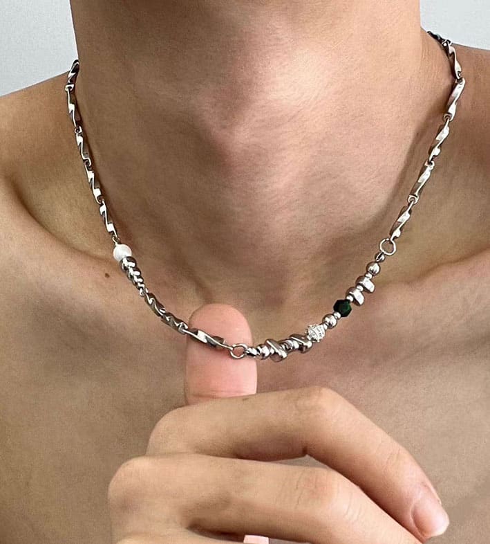 Bohonaut Hip Hop Metal Boho Clavicle Necklace for Women