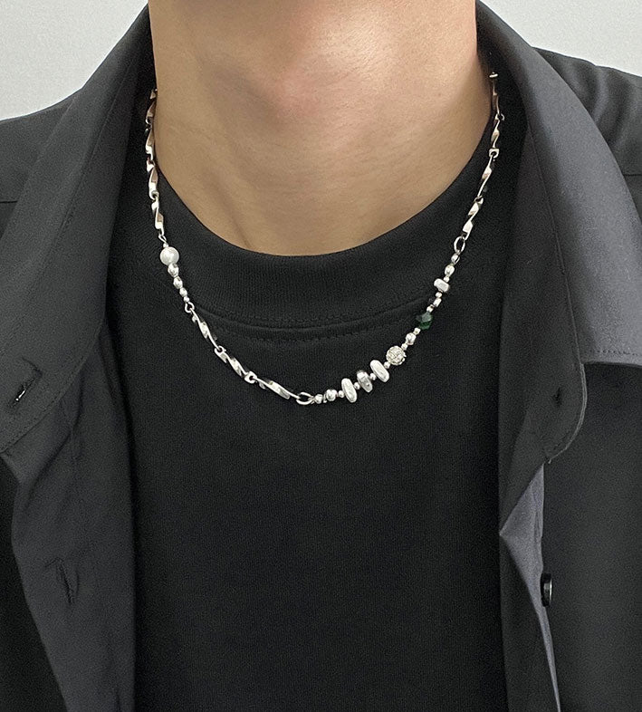 Bohonaut Hip Hop Metal Boho Clavicle Necklace for Women