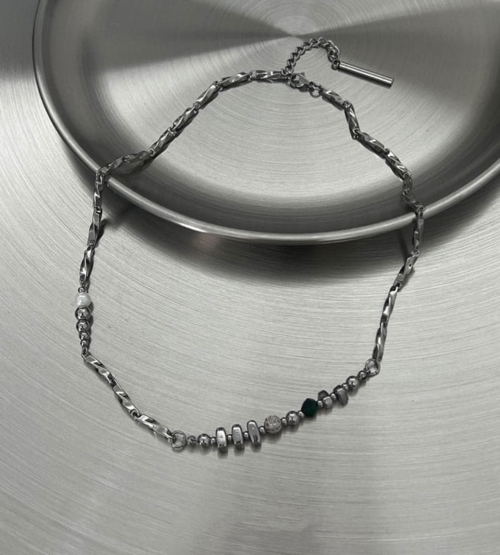 Bohonaut Hip Hop Metal Boho Clavicle Necklace for Women