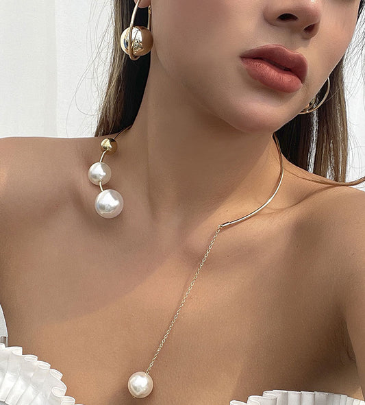 Imitation Pearl Necklace for Women