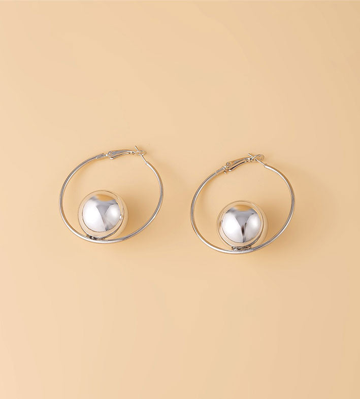 Large Ball Earrings for Women