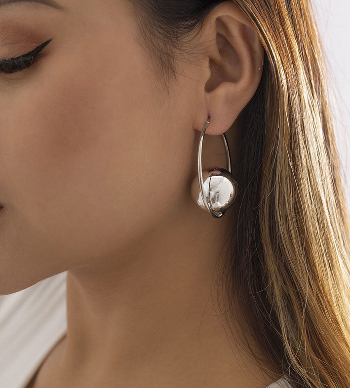 Large Ball Earrings for Women