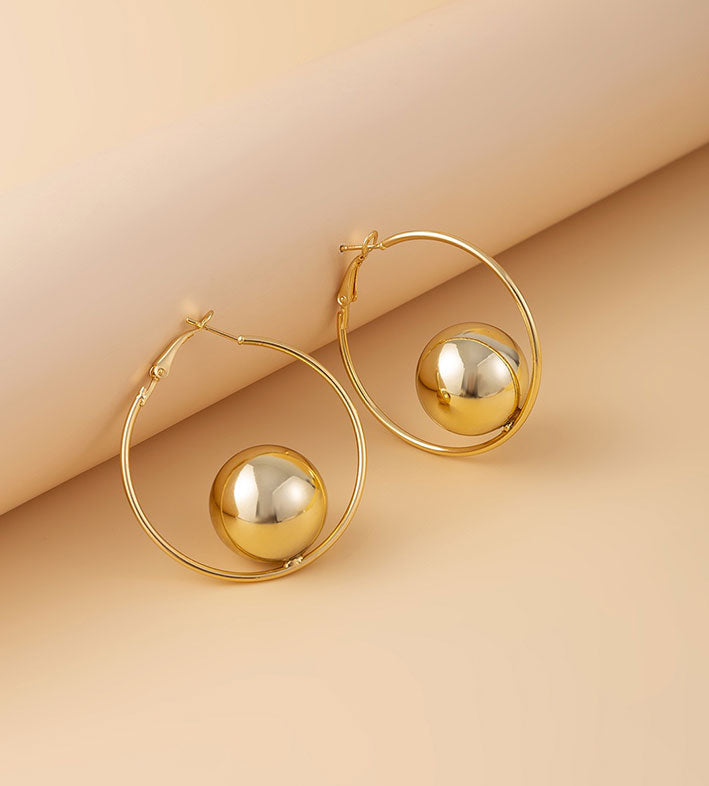 Large Ball Earrings for Women