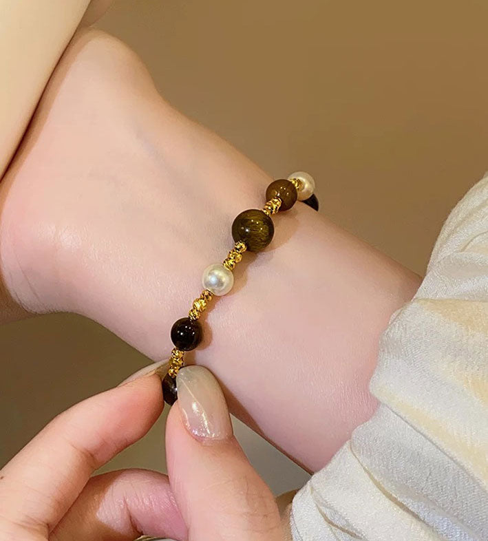 Maillard Tiger Eye Stone Bracelet for Women