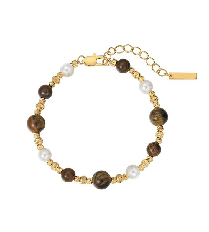 Maillard Tiger Eye Stone Bracelet for Women