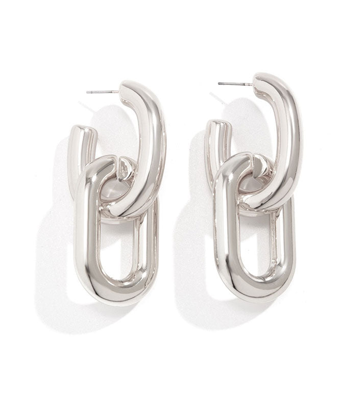 Open Oval Earrings for Women