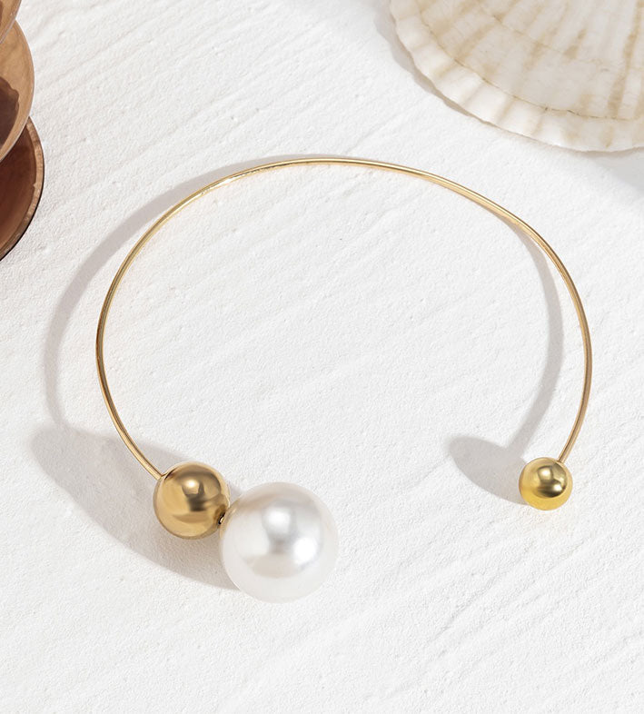 Pearl Fashion Open Necklace for Women