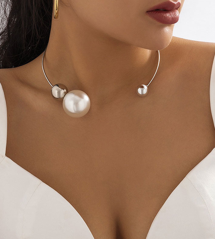 Pearl Fashion Open Necklace for Women
