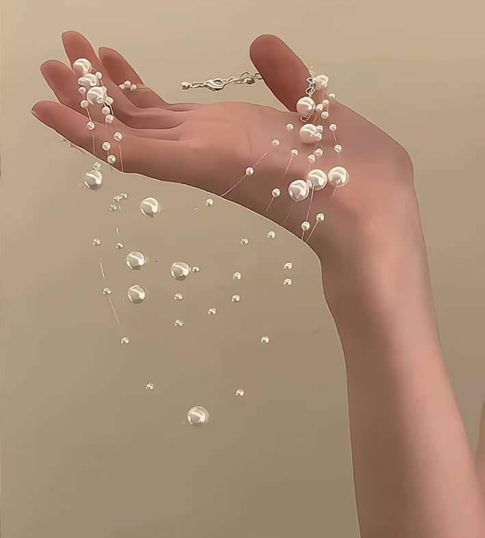 Starry Sky Freshwater Pearl Necklace for Women