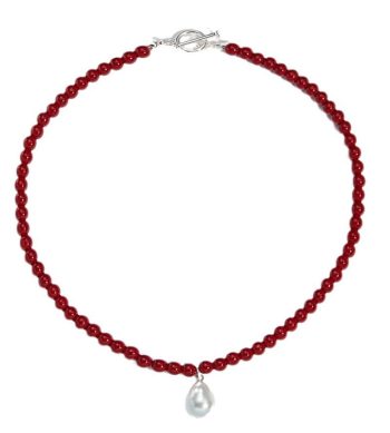 Acacia Bean Pearl Necklace