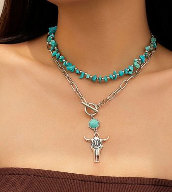 Azure Bullhead Cactus Charm