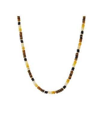 Maillard Natural Tiger Eye Stone Necklace