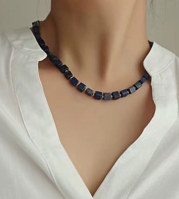 Sapphire Agate Necklace