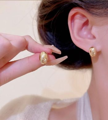 Golden Beanie Versatile Earrings