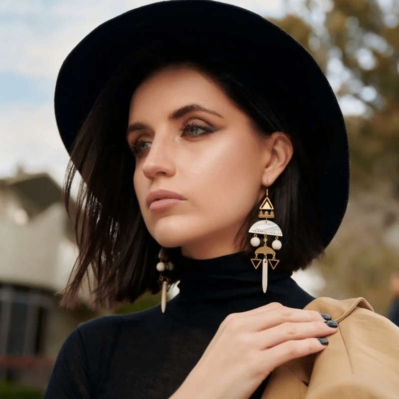 boho tyle earrings